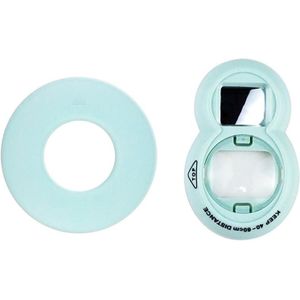 Mini Digital Camera Lens Selfie Mirror + Auxiliary Circle Set for FUJIFILM Instax Mini7+(Blue)