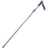 TANERDD TR-D0001 Trekking Poles Aluminum Alloy Folding Outdoor Handrails Trekking Walking Sticks(Long Model (Purple))