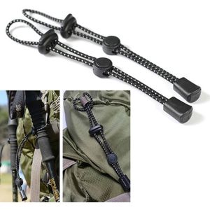 Outdoor Mountaineering Backpack Hanging Trekking Pole Rope Buckle Fixed Buckle Elastic Rope