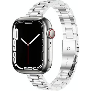 Kleine taille roestvrijstalen horlogeband voor Apple Watch-serie 8 & 7 41 mm / SE 2 & 6 & SE & 5 & 4 40 mm / 3 & 2 & 1 38 mm