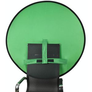 142cm EY-068 Green Background Cloth Folding ID Photo Green Screen Video Backdrop Board For E-Sports Chair