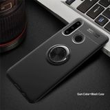 Metal Ring Holder 360 Degree Rotating TPU Case for Huawei  P30 Lite(Red+Red)