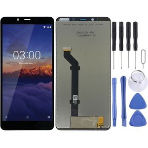 LCD Screen and Digitizer Full Assembly for Nokia 3.1 Plus (Black)