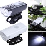 Bicycle USB Charging Headlight Lighting Cycling Equipment  Color:Black 2255 Light+928 Red Taillight