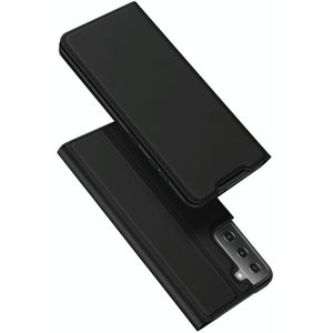 For Samsung Galaxy S21 5G DUX DUCIS Skin Pro Series Horizontal Flip PU + TPU Leather Case with Holder & Card Slots(Black)