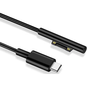 Microsoft Surface Pro 6/5 naar USB-C/type-C Male interfaces power adapter oplader kabel voor Microsoft Surface Pro 6/5/4/3/Microsoft Surface go