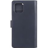 For iPhone 12 Pro Max GOOSPERY MANSOOR Crazy Horse Texture Horizontal Flip Leather Case with Holder & Card Slots & Wallet(Navy Blue)