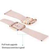 Zilveren vierkante gesp microfiber lederen horlogeband voor Apple Watch Series 7 45 mm / 6 & SE & 5 & 4 44 mm / 3 & 2 & 1 42 mm