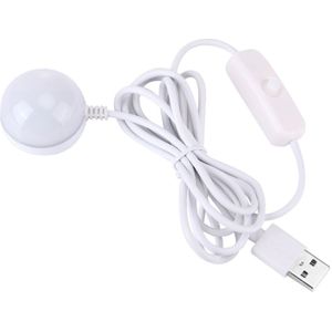 2W USB LED Light Bulb with Magnetic  5V 140-150Lumens 6LED (White Light)