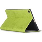 For Huawei Enjoy Tablet 2 10.1 inch / Honor Pad 6 10.1 inch Marble Cloth Texture Horizontal Flip Leather Case with Holder(Green)