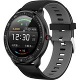 Z06 Fashion Smart Sports Watch  1.3 inch Full Touch Screen  5 Dials Change  IP67 Waterproof  Support Heart Rate / Blood Pressure Monitoring / Sleep Monitoring / Sedentary Reminder (Black Grey)