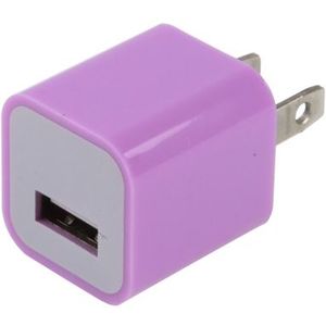 Amerikaanse USB oplader met stekker  voor iPad  iPhone  Galaxy  Huawei  Xiaomi  LG  HTC en andere Smart Phones  oplaadbare Devices(Purple)