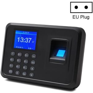 F01 Fingerprint Time Attendance Machine with 2.4 inch TFT Screen  EU Plug