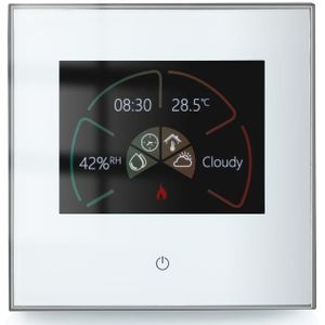 BHT-2002GBLM 220V Smart Home verwarmingsthermostaat elektrische verwarming WiFi-thermostaat met externe sensordraad