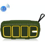 Newrixing NR-5018 Outdoor Draagbare Bluetooth-luidspreker  ondersteuning Handsfree Call / TF-kaart / FM / U-schijf (groen + geel)