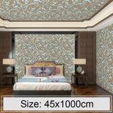 Coffee Silver Creative 3D Stone Brick Decoration Wallpaper Stickers Bedroom Living Room Wall Waterproof Wallpaper Roll  Size: 45 x 1000cm