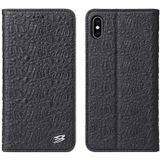 Voor iPhone XS Max krokodil textuur PC + TPU horizontale Flip lederen draagtas met houder & kaartsleuven & portemonnee (zwart)