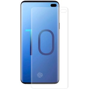 ENKAY Hat-Prins 3D volledig scherm PET gebogen hete buigen Film van de HD Screen Protector voor Galaxy S10 PLUS