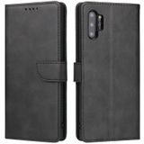 For Samsung Galaxy Note10+ Calf Texture Buckle Horizontal Flip Leather Case with Holder & Card Slots & Wallet(Black)