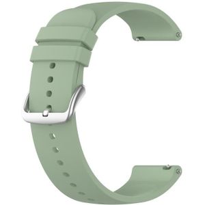 Voor Garmin Venu 2 Plus 20mm Solid Color Silicone Riem (ijsmeer groen)