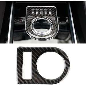 Carbon Fiber Car Gear Display Decorative Sticker for Jaguar F-PACE