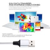 1m 2A Output USB to USB-C / Type-C Nylon Weave Style Data Sync Charging Cable  For Galaxy S8 & S8 + / LG G6 / Huawei P10 & P10 Plus / Xiaomi Mi 6 & Max 2 and other Smartphones(White)