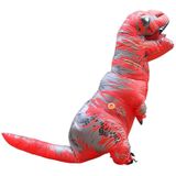 Opblaasbare dinosaurus volwassen kostuum Halloween opgeblazen Dragon kostuums partij carnaval kostuum voor vrouwen Men(Red)