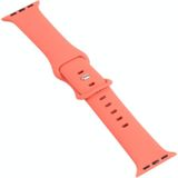 Double Wear Rivets Replacement Watchbands For Series 6 & SE & 5 & 4 44mm / 3 & 2 & 1 42mm(Rose Red)