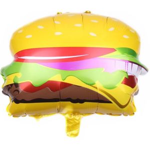 5 stks pizza hotdog popcorn donut burger aluminium film ballon verjaardagsfeestje decoratie ballon (E)