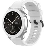 Voor Huawei Watch GT Runner 22MM Effen Kleur Zachte Siliconen Horlogeband (Wit)