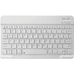 YS-001 9.7-10.1 Inch Tablets Phones Universal Mini Wireless Bluetooth Keyboard  Style:Only Keypad(White)