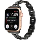 Stalen horlogeband voor Apple Watch Series 7 41 mm / 6 & SE & 5 & 4 40 mm / 3 & 2 & 1 38 mm