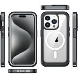 Voor iPhone 15 Pro Max Life Waterdichte MagSafe magnetische robuuste telefoonhoes