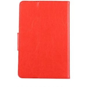 10 inch Tablets Leather Case Crazy Horse Texture Protective Case Shell with Holder for Asus ZenPad 10 Z300C  Huawei MediaPad M2 10.0-A01W  Cube IWORK10(Red)