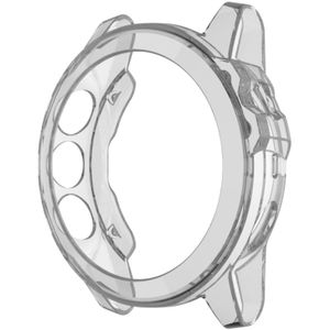 Suitable for Garmin Fenix 5X & 5X Plus Transparent TPU Watch Case(Transparent white)