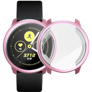 For Samsung Active Watch Full Coverage TPU Protective Case (Pink)