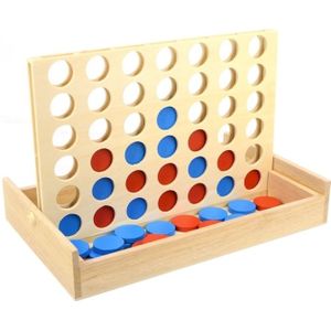 Houten internationale kinderen educatief speelgoed verticale link Board Checkersers