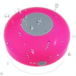 BTS-06 Mini Waterproof IPX4 Bluetooth V2.1 Speaker Support Handfree Function  For iPhone  Galaxy  Sony  Lenovo  HTC  Huawei  Google  LG  Xiaomi  other Smartphones and all Bluetooth Devices(Magenta)