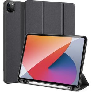 DUX DUCIS Domo Series Horizontal Flip Magnetic TPU + PU Leather Case with Three-folding Holder & Pen Slot & Sleep / Wake-up Function For iPad Pro 11 ?2021?/(2020)(Black)