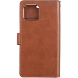 For iPhone 12 mini GOOSPERY MANSOOR Crazy Horse Texture Horizontal Flip Leather Case with Holder & Card Slots & Wallet(Brown)