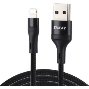 Enkay ENK-CB118 1M USB 3.0 tot 8 pin 3A snellaad Sync-gegevenskabel