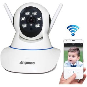 Anpwoo AP001 1.0MP 720P HD WiFi IP Camera  Support Motion Detection / Night Vision(White)