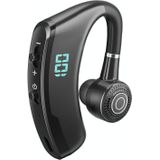 V9S Bluetooth Headset Noise Cancelling Headphones With LED Display(Black Single Ear)