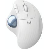 Logitech ERGO M575 Creative Wireless Trackball Mouse (White)