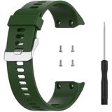 For Garmin ForeAthlete 35J / Forerunner 35J Silicone Wrist Strap(Army Green)