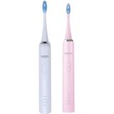 VGR V-805 IPX7 USB Magnetic Suspension Sonic Shock Toothbrush with Memory Function(Pink)