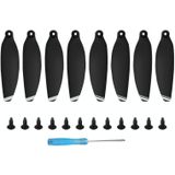 8 PCS/Set Sunnylife 4726F Low Noise Quick-release Wing Propellers for DJI Mini 2 (Silver)