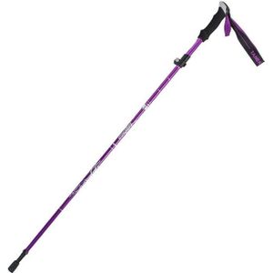 TANERDD TR-D0001 Trekking Poles Aluminum Alloy Folding Outdoor Handrails Trekking Walking Sticks(Short Model (Purple))