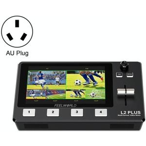 Feelworld L2 Plus Multi-Camera Video Mixer Switcher met 5 5 inch scherm (AU-stekker)