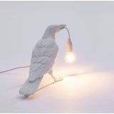 E12 LED Lucky Bird Wall Lamp Tafellamp voor slaapkamer  Stijl:Staande Tafellamp  plug:UK plug(wit)